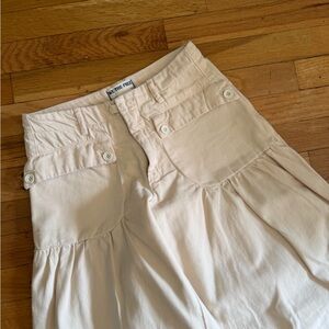 We The Free Lotus Balloon Jeans | Cream Color | Size 25